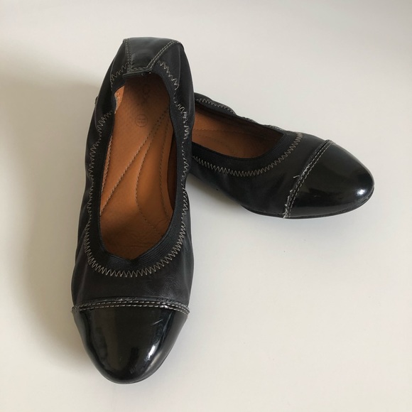 Geox Ballerina Flats Black Size 8 - Picture 1 of 8